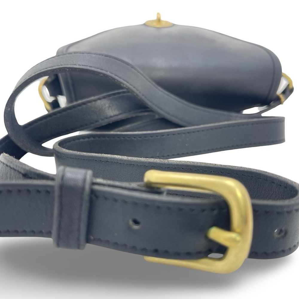 🛎️ Coach Watson Turn-lock Black Vintage Crossbody Bag - Picture 11 of 15